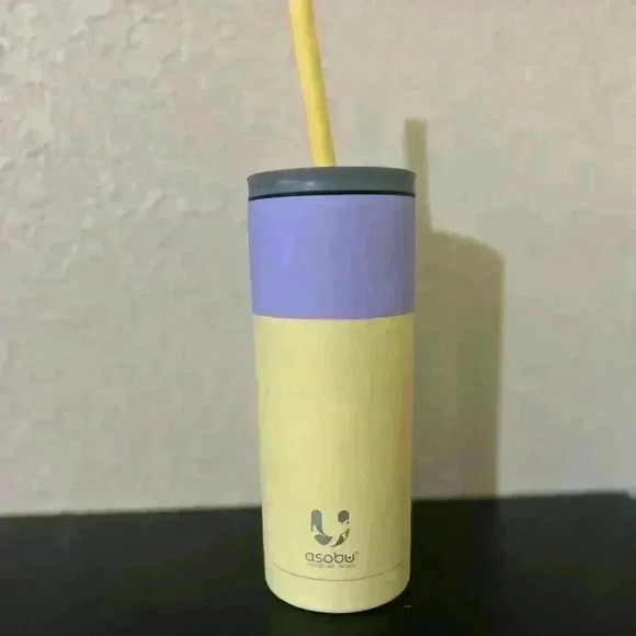 Stainless coated travel tumbler‎ with lid - Picture 1 of 9